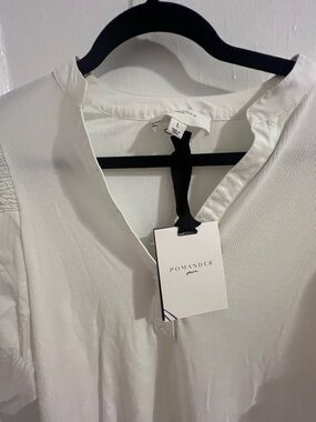 NWT Tuckernuck White V-Neck Shirt